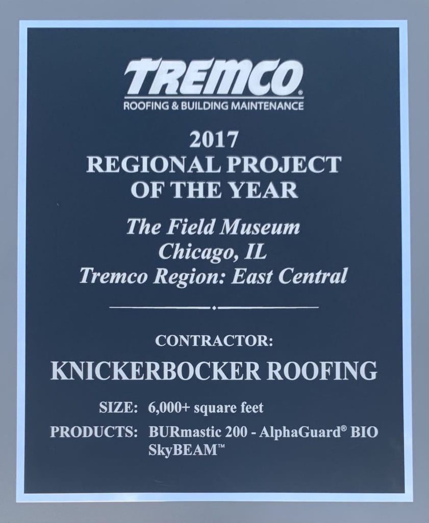 2017 Tremco Regional Project of the Year