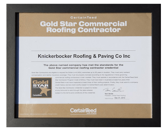 Gold Star Commercial Roofing Contractor