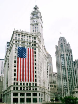 Installation of a bitumen roof system for the wrigley building
