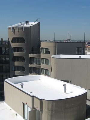 Roofing for river city condominiums